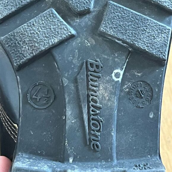 Blundstone Women's Brown Leather Lace-Up Boots Durable Outsole - Picture 8 of 9